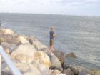Fishing in the inlet. This was a gorgeous day!