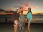 Fun under the sunset in Wailea