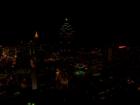 Nighttime Atlanta from the 57th floor of the Peachtree plaza