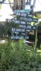 cellphone snap of the signpost downtown