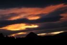 October Sunset Outside of Mitchell Oregon