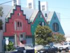 Unusual architecture  (apartment building) in Carlsbad village