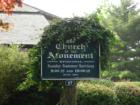 Church of the Atonement Sign - Quogue, New York