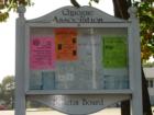 Quiogue Association Bulletin Board - Main Road & Meetinghouse Road (Quiogue) Westhampton Beach, New York 11978