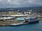 Hawaii Super Shuttle at the Pier in Honolulu Harbor