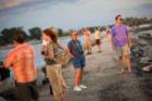 US News rated Venice Florida among the TOP10 places to retire in the US.  Picture of the Venice Jetty at sunset
