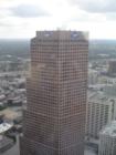 Georgia Pacific Building in Atlanta Georgia viewed from the Sundial Restaurant atop the Westin Peachtree Plaza. Teresa Johnson and Associates; REMAX Greater Atlanta; www.AtlantaHomeStore.com; 770-888-0021