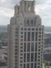 Top of 191 Peachtree Building in Atlanta Georgia viewed from the Sundial Restaurant atop the Westin Peachtree Plaza. Teresa Johnson and Associates; REMAX Greater Atlanta; www.AtlantaHomeStore.com; 770-888-0021