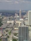 Looking North from Downtown Atlanta Georgia viewed from the Sundial Restaurant atop the Westin Peachtree Plaza. Teresa Johnson and Associates; REMAX Greater Atlanta; www.AtlantaHomeStore.com; 770-888-0021