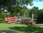Canoes for rent at Bill Sadowski Park
