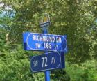 New Street Signs in Palmetto Bay.  Eventually every corner in Palmetto Bay will sport these new signs.