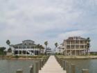 View of old Galveston Villas from the 300ft lighted fishing pier