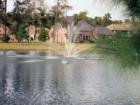 One of the many fountains at Lakes of Cypress Forest in Spring TX