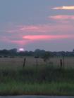 sunset in rural Seguin 