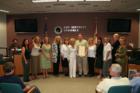 Presentation of $5000 scholarship from the Bay County Association of Realtors, to the Bay Education Foundation take Stock in Children Program at the October School board meeting. Realtors making a difference in our community.
