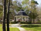 The Easter Bunny and Santa Claus make annual appearances at the Oaks of Devonshire's gazebo in Spring TX