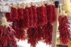 Here are ristras at our local Farmers & Crafts Market located in the historic Mainstreet Downtown neighborhood.  The market is open Wednesday and Saturday mornings year round.