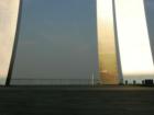 Air Force Memorial w/ Washington Monument in view