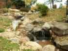 Fox Run Regional Park (Black Forest)- Waterfalls that lead into the two ponds
