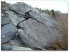 The Split Rock at Grandfather Mountain