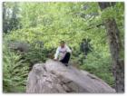 Diego at Linville Caverns...playing on the rocks!