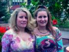 Oktoberfest 2005 in Helen, Georgia. The lovely Myra (my wife) and her sister Wanda - both Alaskan natives.