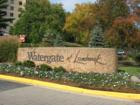 Entrance to Watergate at Landmark condo complex.