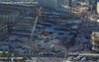 Retail mall section of MGM MIRAGE CityCenter beginning to go vertical. October 2007