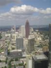 Pointed Building is the Bank of America Tower. To the left of that Bank is the ATT Tower. Atlanta, Georgia Downtown.Teresa Johnson and Associates; REMAX Greater Atlanta; www.AtlantaHomeStore.com; 770-888-0021 