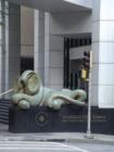 One of the 4 Bronze Lions at the entrance of the Marquis One and Two Buildings at Peachtree Center. Atlanta, Georgia Downtown.Teresa Johnson and Associates; REMAX Greater Atlanta; www.AtlantaHomeStore.com; 770-888-0021 