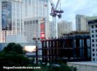 Cosmo Beach Club Tower with Planet Hollywood and Signature in background.  October 2007