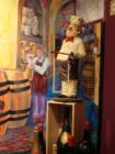 Wall paintings in Chan's Wine and Cheese Restaurant, across from Destin Commons.  Painted by Bud Jennings.
