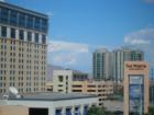 Backside of the strip as seen from the Las Vegas Monorail.