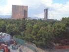 The back of the new Wynn resort overlooking the the golf course.