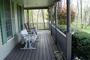 Serene setting from the porch of a home in South Wales