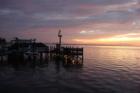Sunset over Choctawhatchee Bay from Santa Rosa Beach, Florida, October 2007