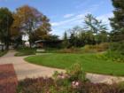 Part of the perennial borders in the Town Hall Museum Gardens in Cascade