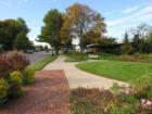 The view from Cascade Road up the path to the west from the Cascade Town Hall Museum Gardens
