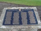 Piedmont Country Club...founder club members plaque at the 1st hole