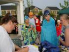 Piedmont Country Club swim team participants get ther instructions....