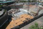 Underground parking under construction at Centerpoint Condominium, Tempe, AZ