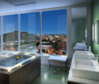 Computer rendering of bathroom of Centerpoint Condo, Tempe, Arizona
