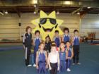 Apollo Gymnastics boys team..in their first meet....children who take recreational classes, can be asked to join the boys team...