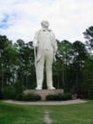 Welcome to Huntsville, Texas! Sam Houston stands at the edge of Huntsville and welcomes all visitors!