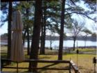 Thomas Lake that is on one side of Sterling Island. Trinity River is on the other.