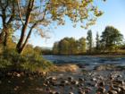 The Nolichuckey River at Davy Crockett State Park. Nolichuckey means "River of Death". The river is very low due to recent droughts but the beauty is still there.