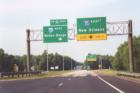 Sign leaving Laplace from Belle Terre Blvd