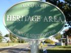 Eastport Heritage Area Sign - Town of Southampton, Eastport, New York