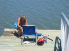 Fishing off Pier At Moss Creek