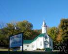 Avondale Baptist Church, Rutledge, TN.  These trees are just beginning to turn.